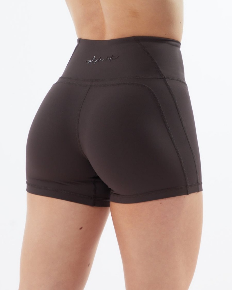 Alphalete Pulse Surge Lyhyt 4" Naisten Shortsit Harmaat | BZXYH-1649