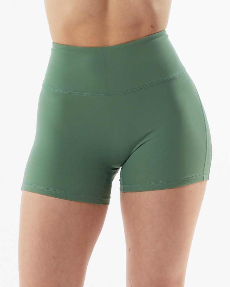 Alphalete Pulse Surge Lyhyt 4" Naisten Shortsit Vihreä | IJKRE-7293