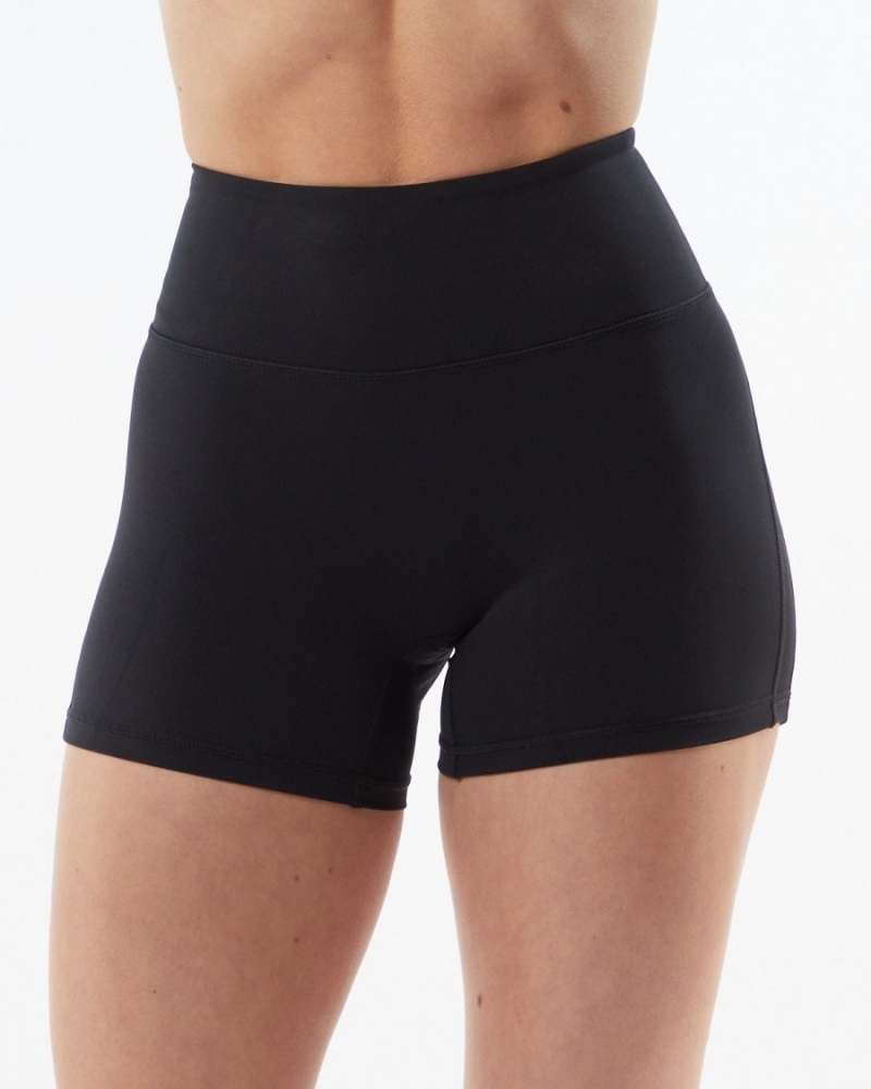 Alphalete Pulse Surge Lyhyt 4" Naisten Shortsit Blackout | NHXRO-5192