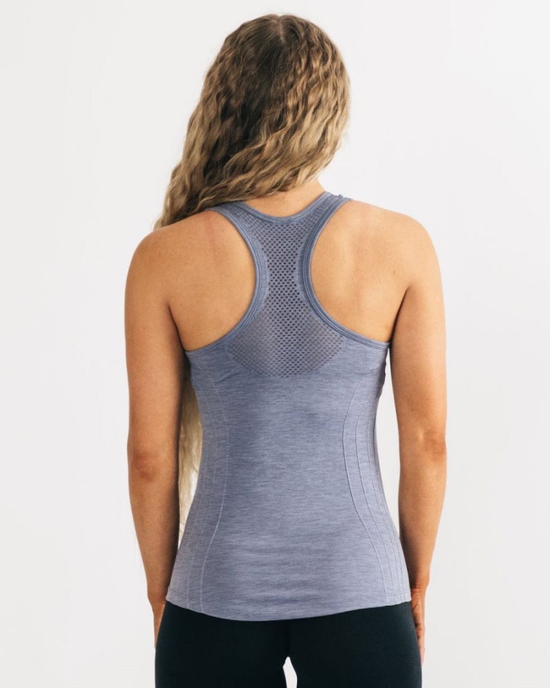 Alphalete Seamless Tank Naisten Hihaton Paita Sininen | JIVMA-4273