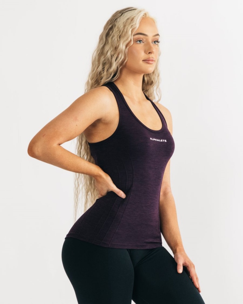 Alphalete Seamless Tank Naisten Hihaton Paita Twilight | FGNZS-6213