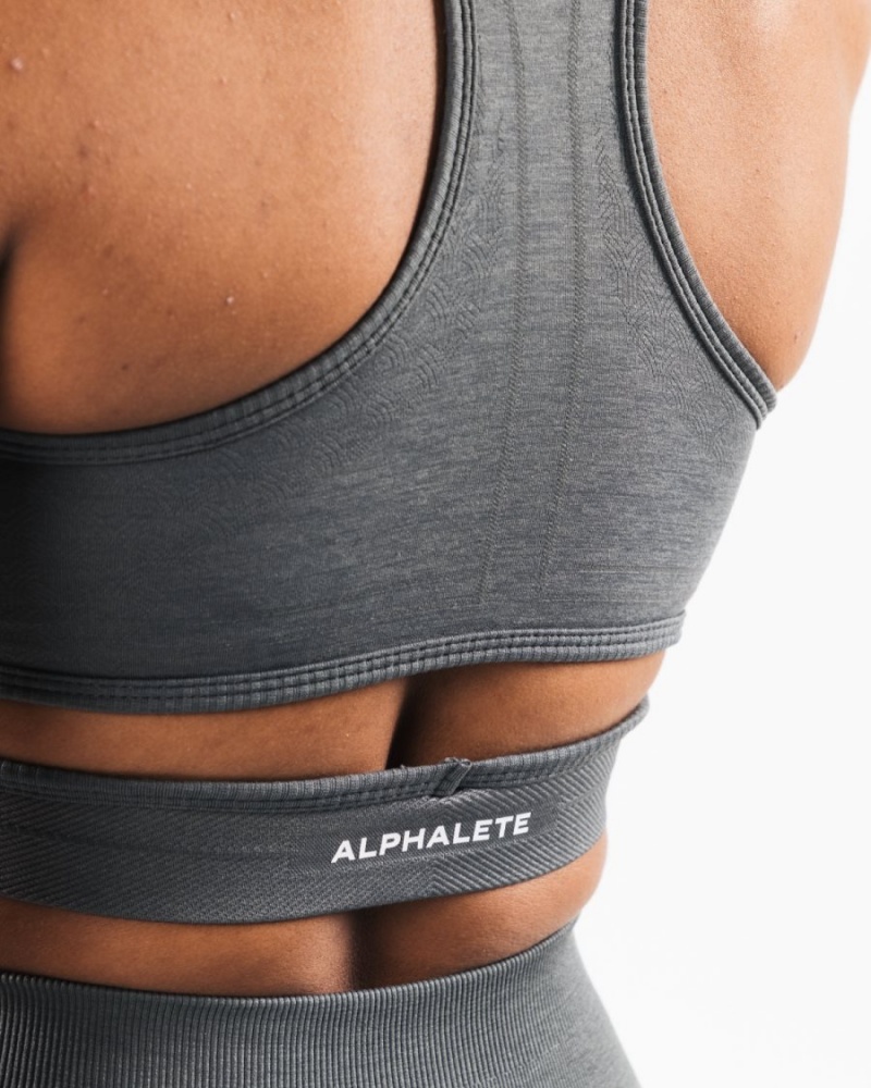 Alphalete Stratus Bra Naisten Urheiluliivi Smoke | KBXIO-1702