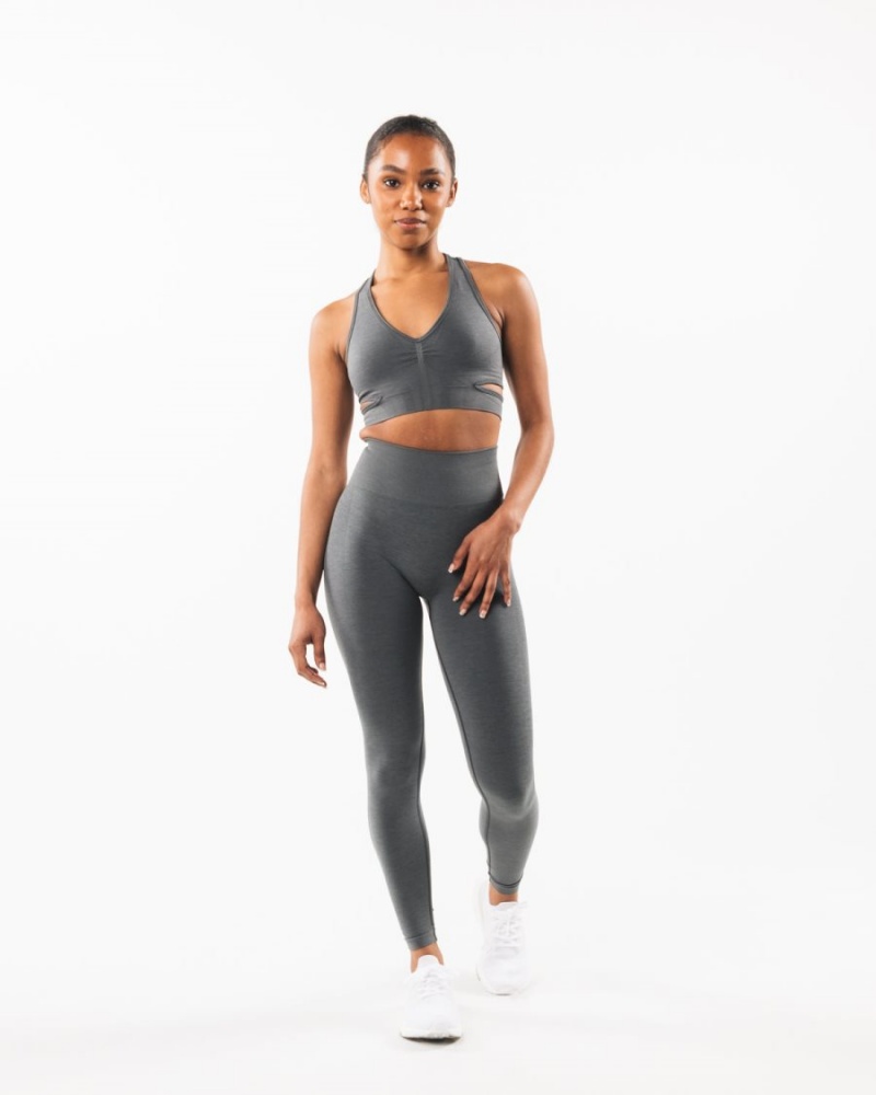 Alphalete Stratus Bra Naisten Urheiluliivi Smoke | KBXIO-1702