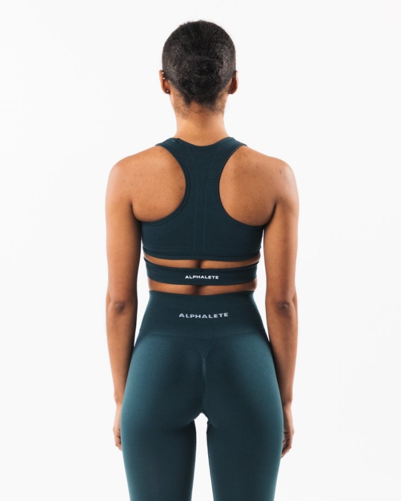 Alphalete Stratus Bra Naisten Urheiluliivi Midnight | RACIP-5106