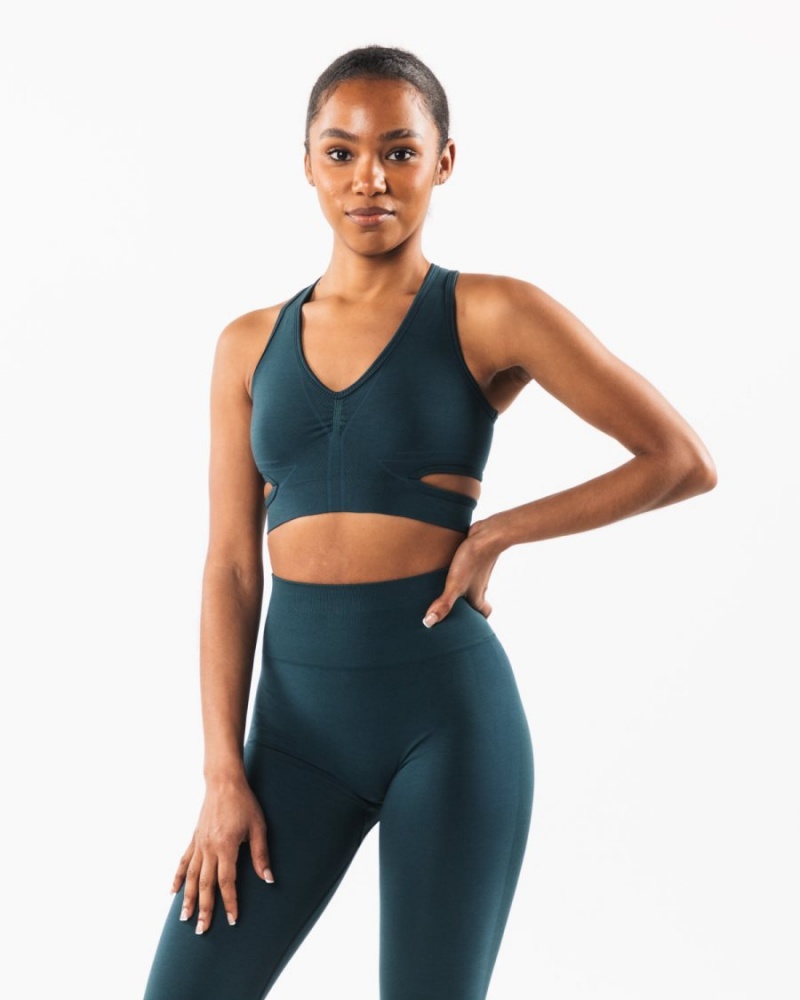 Alphalete Stratus Bra Naisten Urheiluliivi Midnight | RACIP-5106