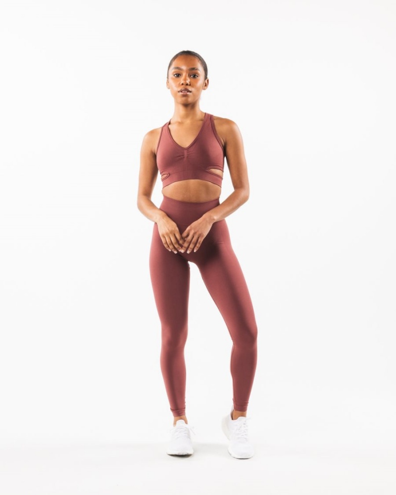 Alphalete Stratus Bra Naisten Urheiluliivi Autumn | NAVJT-1639