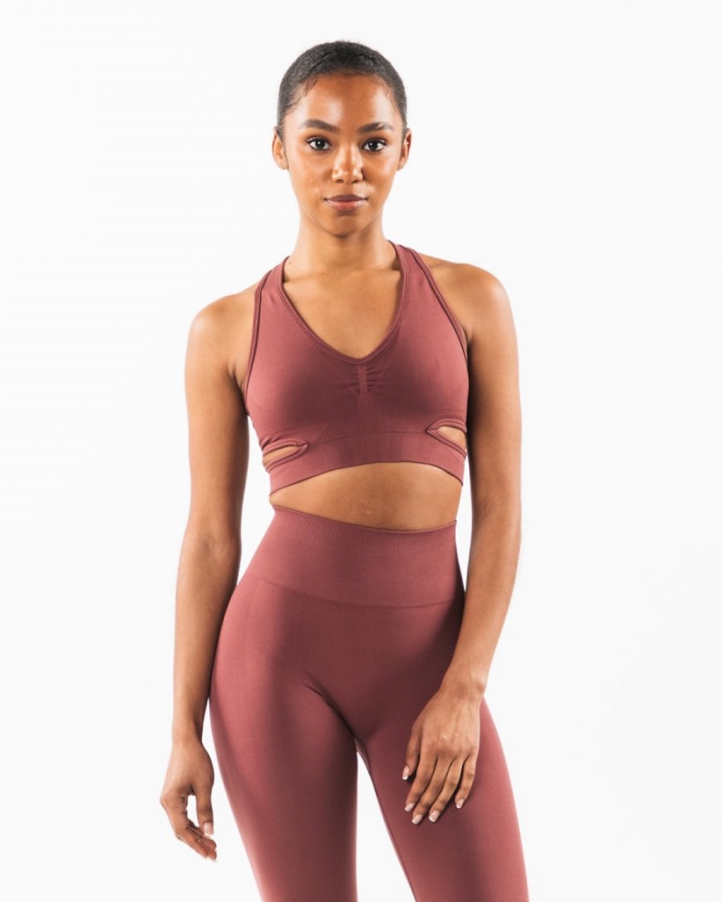 Alphalete Stratus Bra Naisten Urheiluliivi Autumn | NAVJT-1639