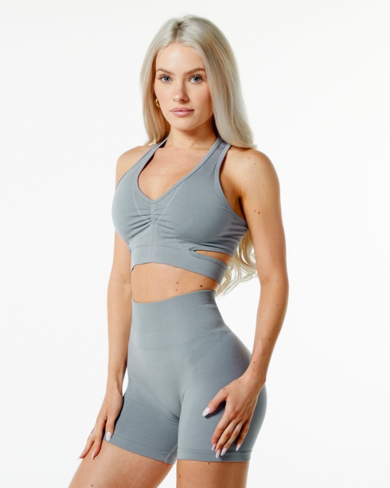 Alphalete Stratus Bra Naisten Urheiluliivi Harmaat | CFJTD-6794