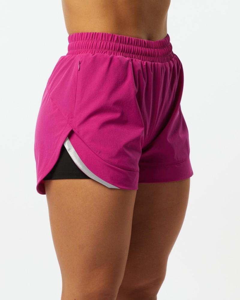 Alphalete Stride Lyhyt 3" Naisten Shortsit Pinkki | IYCTW-0794