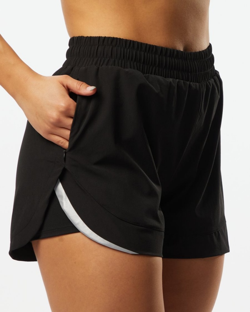 Alphalete Stride Lyhyt 3" Naisten Shortsit Mustat | KEWTV-4163