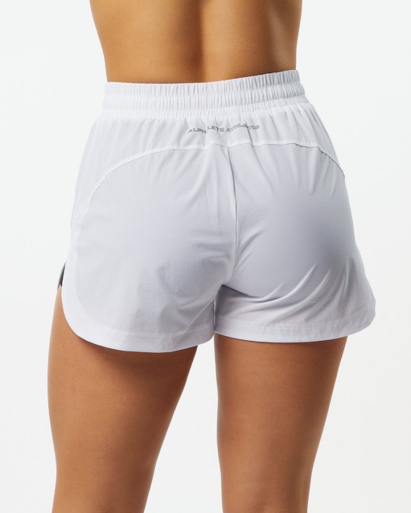 Alphalete Stride Lyhyt 3" Naisten Shortsit Valkoinen | PKLGN-5971