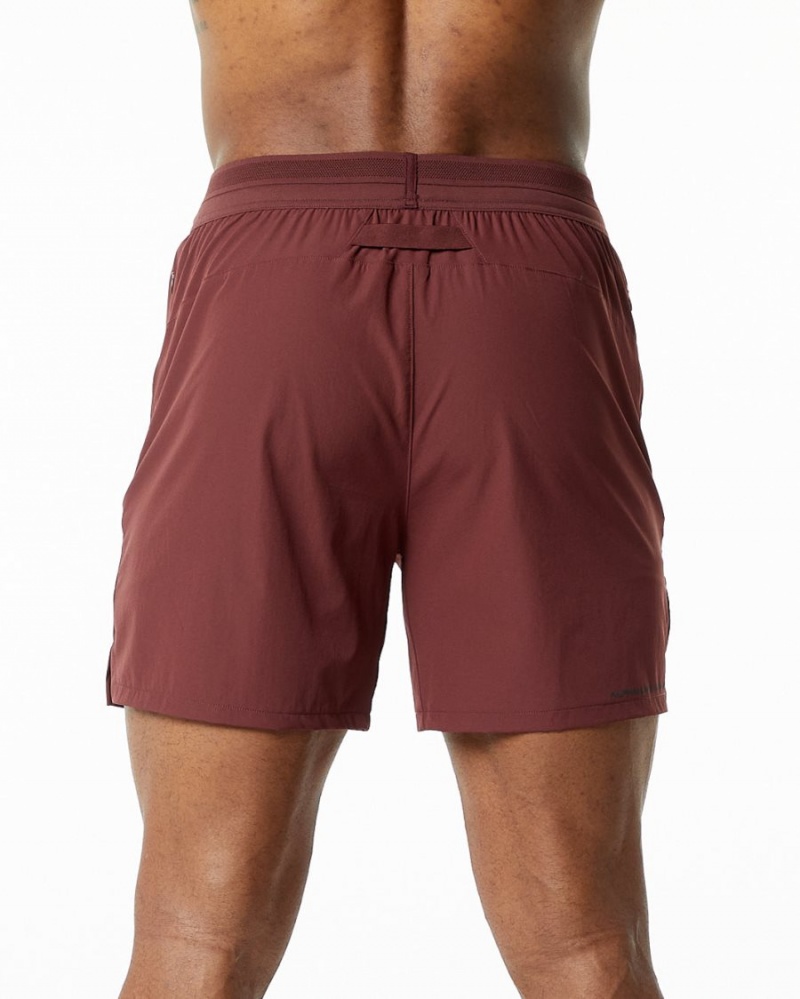 Alphalete Studio Lyhyt 6" Miesten Shortsit Merlot | HVTCE-7384