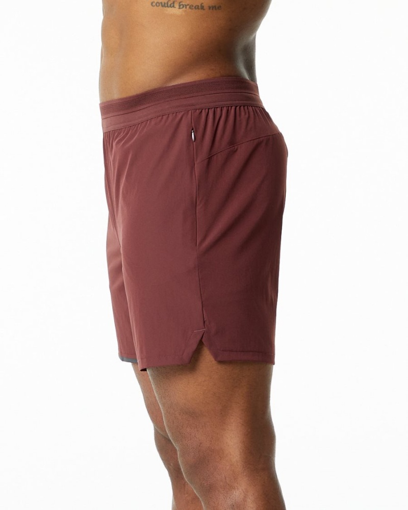 Alphalete Studio Lyhyt 6" Miesten Shortsit Merlot | HVTCE-7384