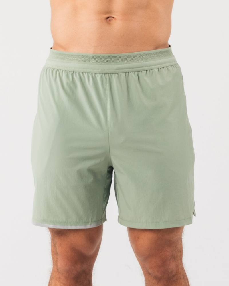 Alphalete Studio Lyhyt 6" Miesten Shortsit Sage | GMBPK-1736