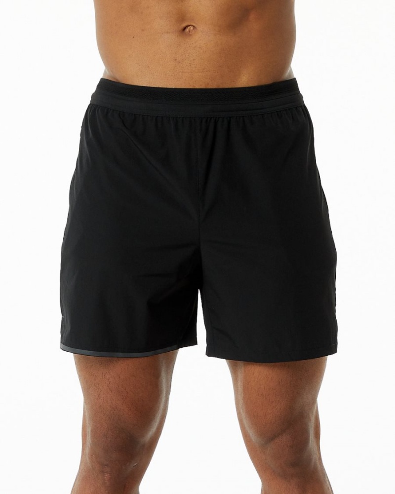 Alphalete Studio Lyhyt 6" Miesten Shortsit Mustat | TRYQJ-0279