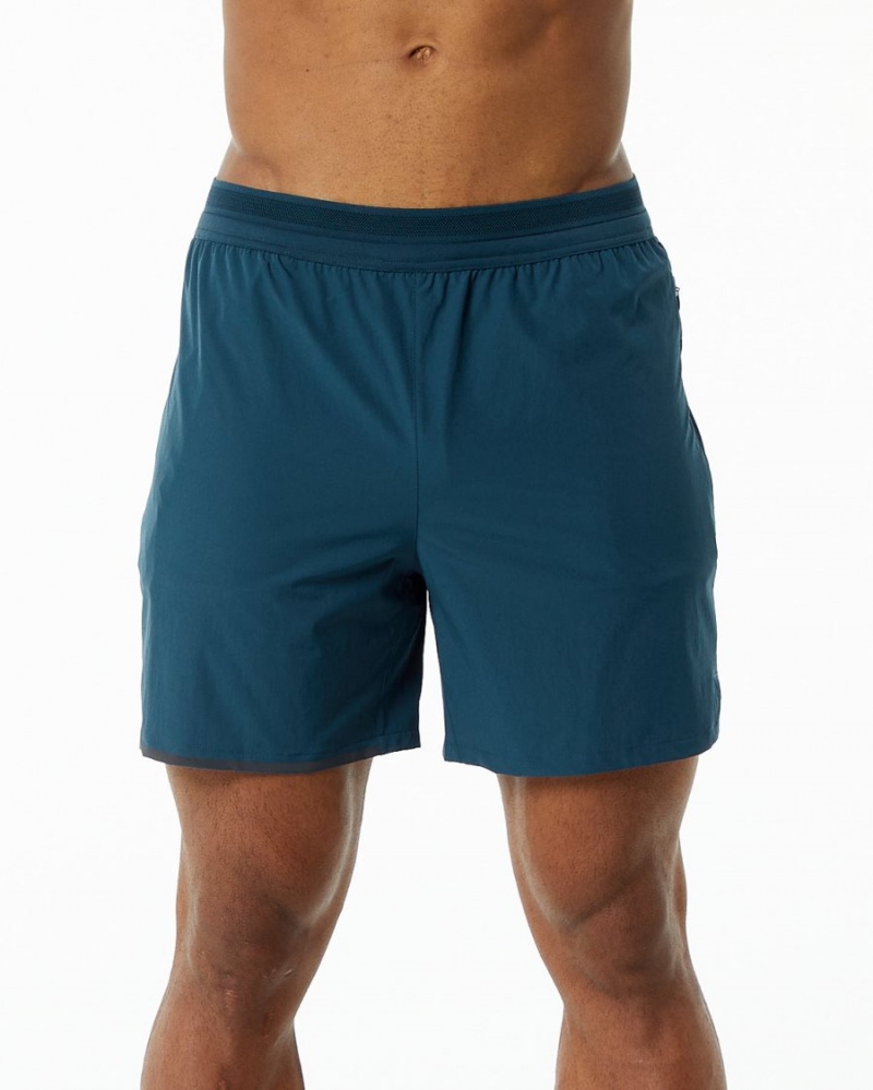 Alphalete Studio Lyhyt 6" Miesten Shortsit Tummansininen | QAPVF-7368