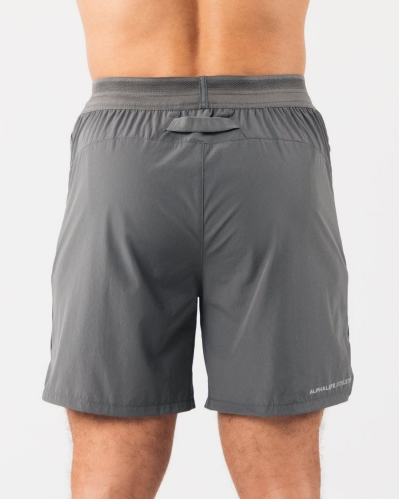 Alphalete Studio Lyhyt 6" Miesten Shortsit Smoke | VWSBR-2509