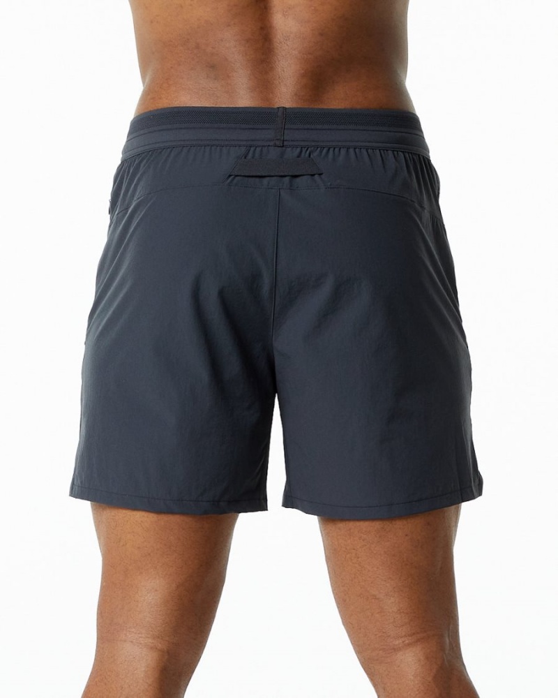 Alphalete Studio Lyhyt 6" Miesten Shortsit Charcoal | YIAZS-3780