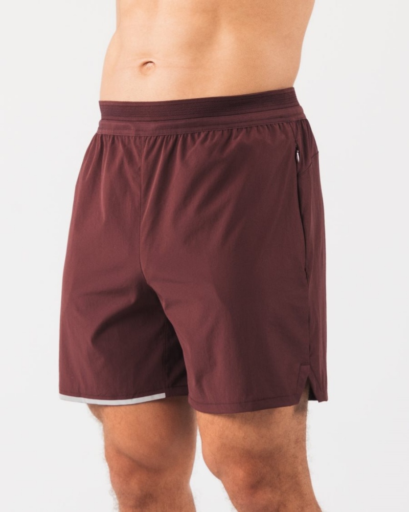 Alphalete Studio Lyhyt 6" Miesten Shortsit Sangria | YULHP-9647