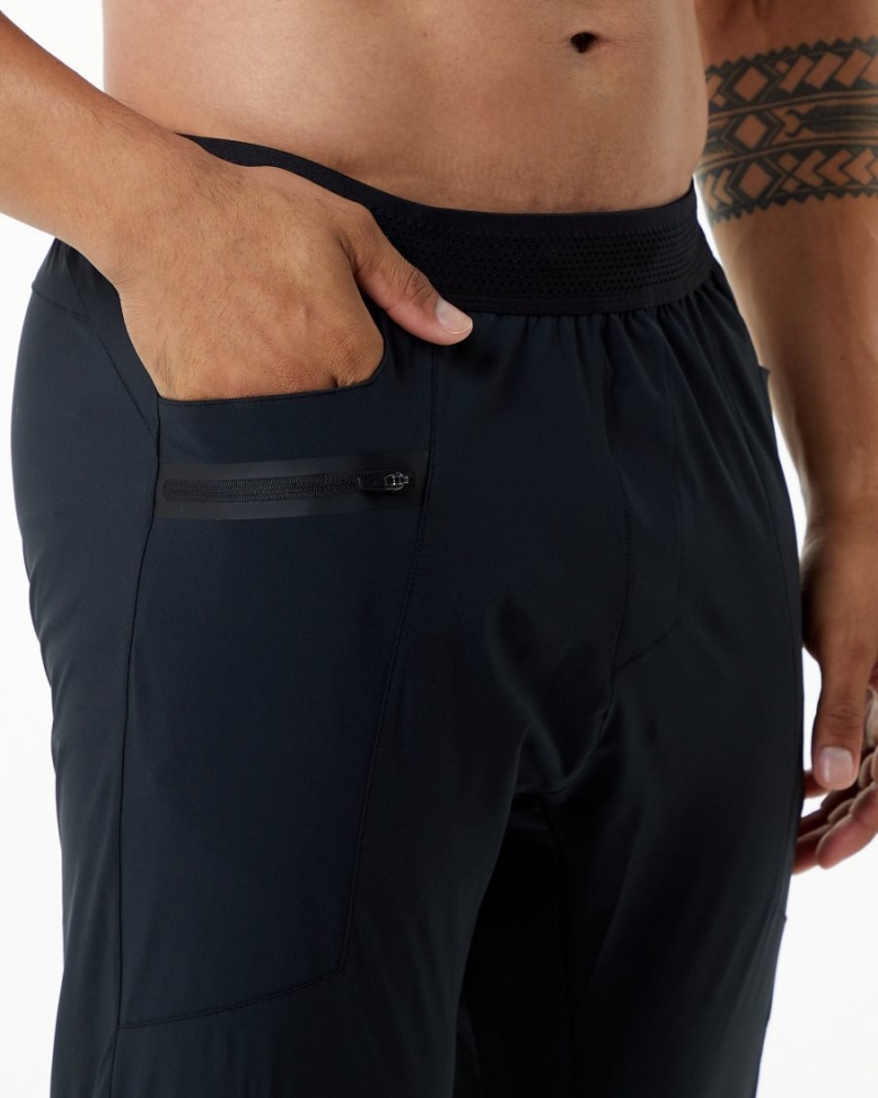 Alphalete Studio Pant Miesten Juoksuvaatteet Mustat | HMACG-4289