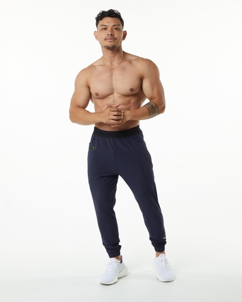 Alphalete Studio Pant Miesten Juoksuvaatteet Sininen | PJOYT-0418