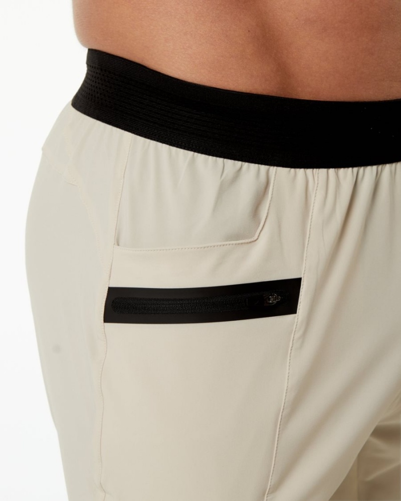 Alphalete Studio Pant Miesten Juoksuvaatteet Vanilla | PRCNT-0514