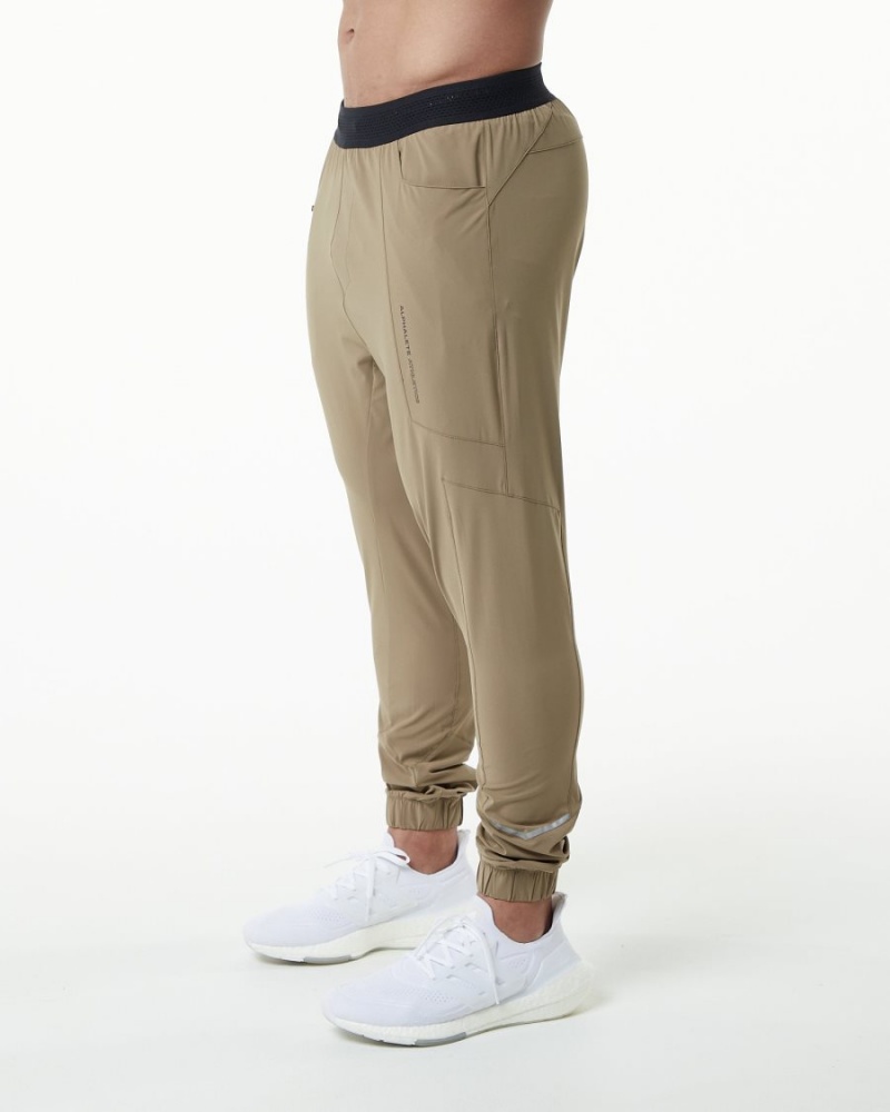 Alphalete Studio Pant Miesten Juoksuvaatteet Taupe | RHLNT-7205