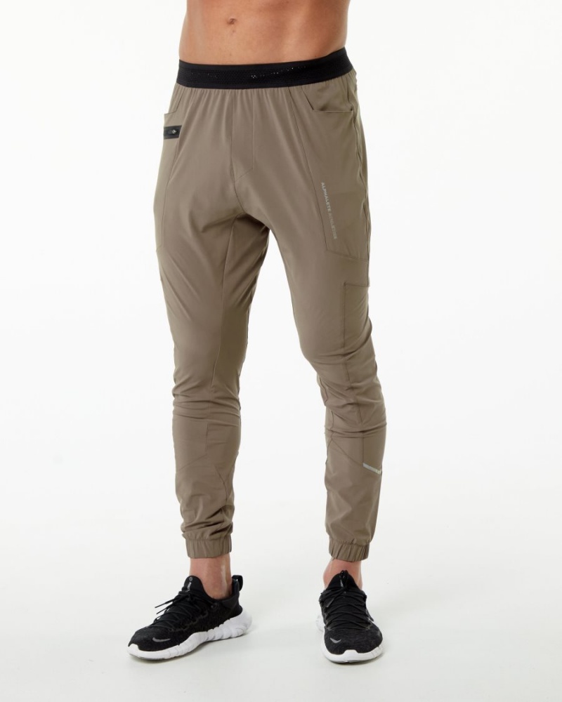 Alphalete Studio Pant Miesten Juoksuvaatteet Mocha | TGXFD-7014