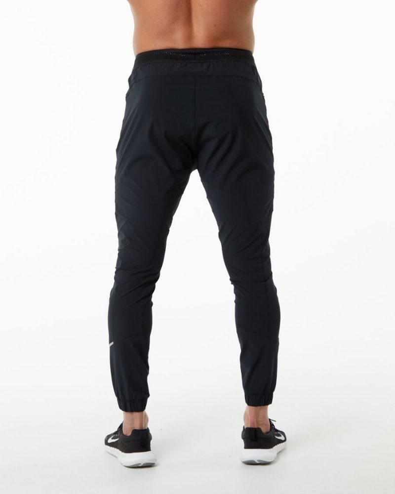 Alphalete Studio Pant Miesten Juoksuvaatteet Mustat Hopea | XPTLM-7460