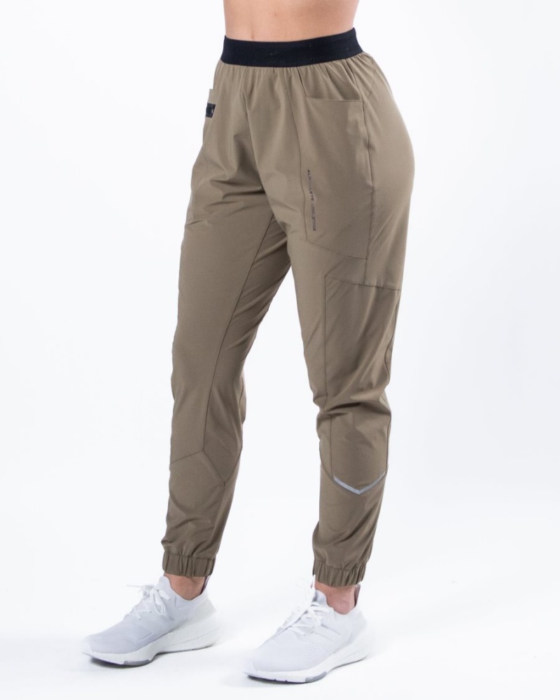 Alphalete Studio Pant Naisten Juoksuvaatteet Taupe | BKYMX-2305