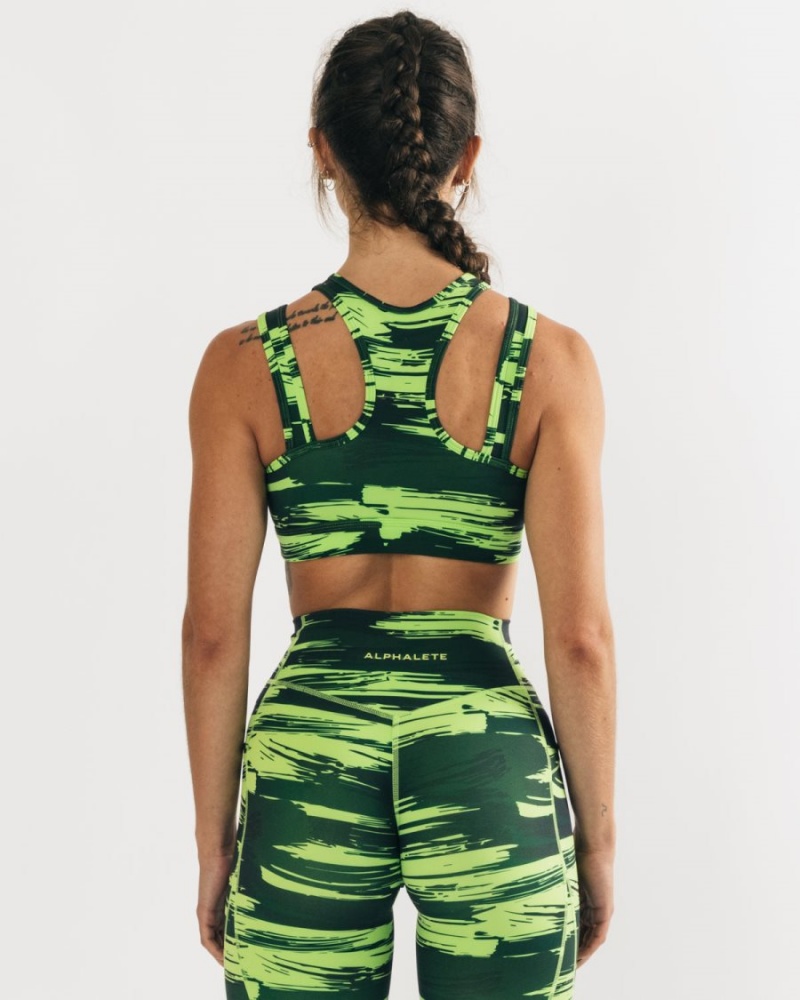 Alphalete Surface Keyhole Bra Naisten Urheiluliivi Camo | WDGLS-5124