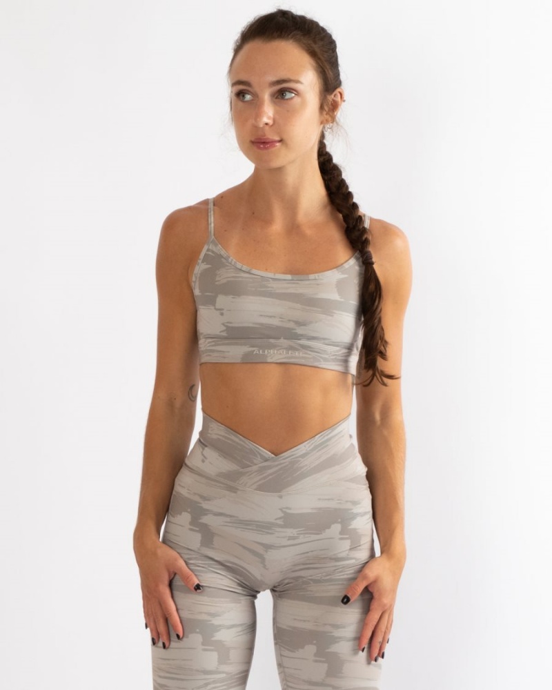 Alphalete Surface Limitless Bra Naisten Urheiluliivi Camo | MLTWF-2389