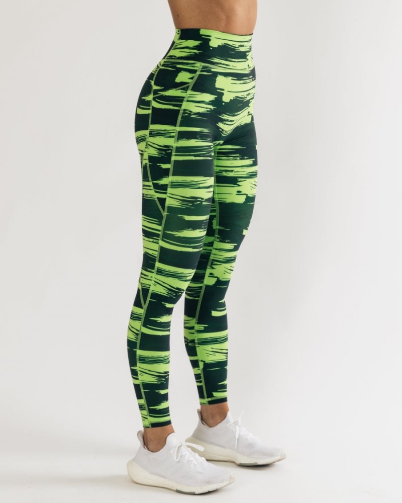 Alphalete Surface Pocket Legging Naisten Leggings Camo | TDIFM-2759