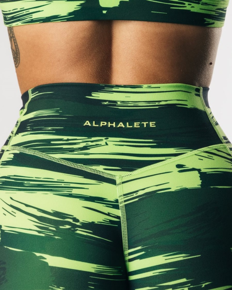 Alphalete Surface Pocket Legging Naisten Leggings Camo | TDIFM-2759