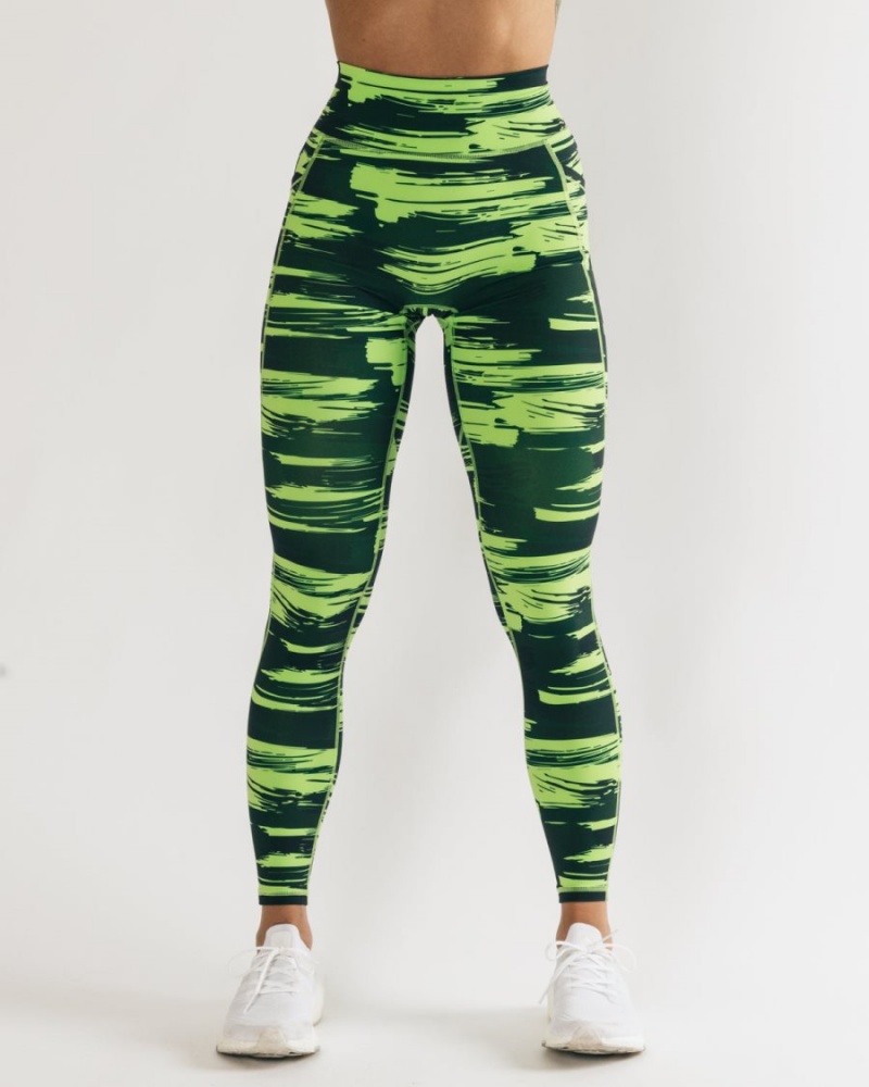 Alphalete Surface Pocket Legging Naisten Leggings Camo | TDIFM-2759