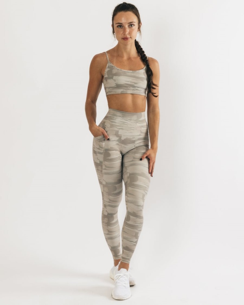 Alphalete Surface Pocket Legging Naisten Leggings Camo | RXUKO-2658