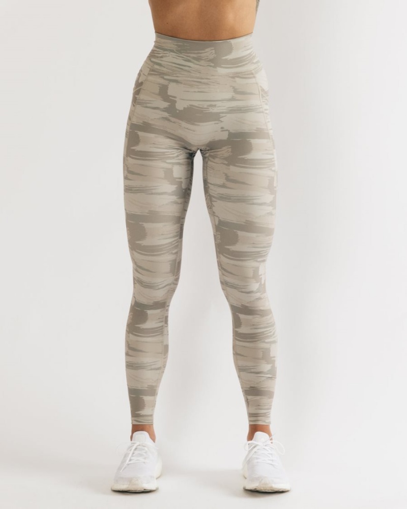 Alphalete Surface Pocket Legging Naisten Leggings Camo | RXUKO-2658