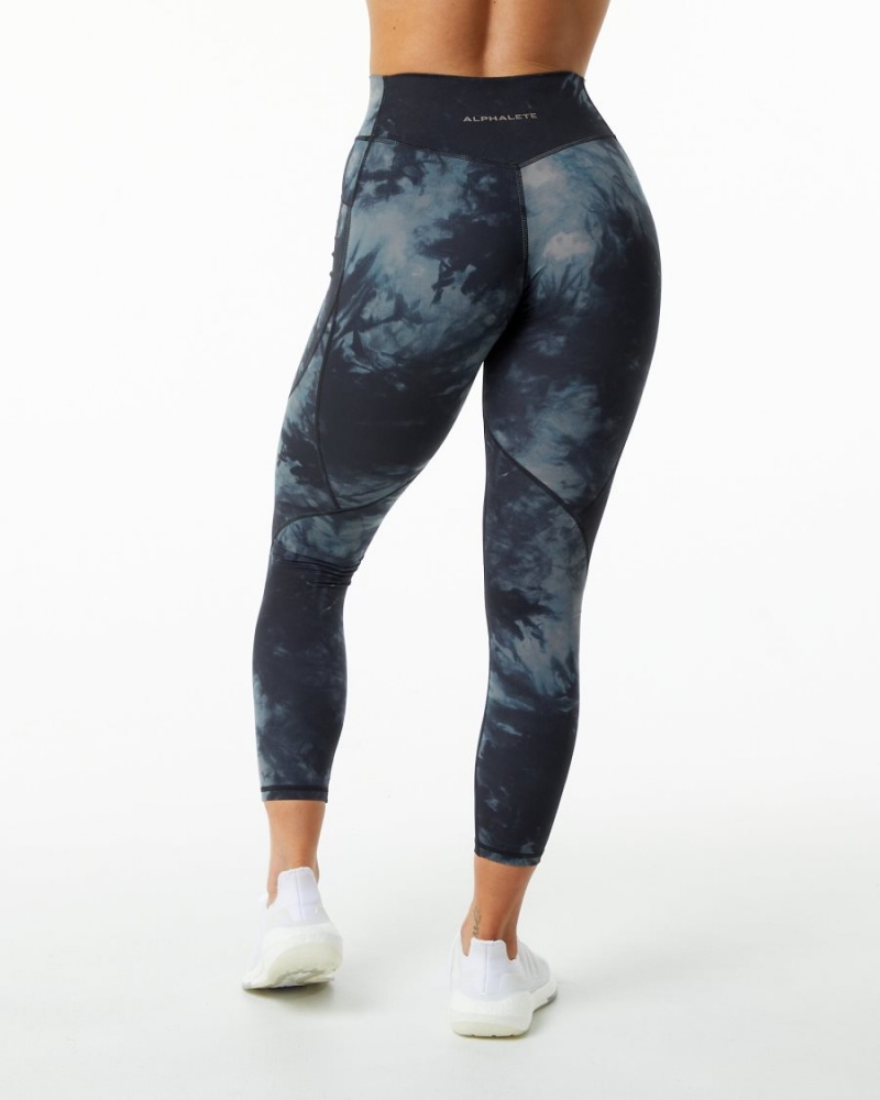 Alphalete Surface Pocket Legging Naisten Leggings Mustat | IBZXT-4015