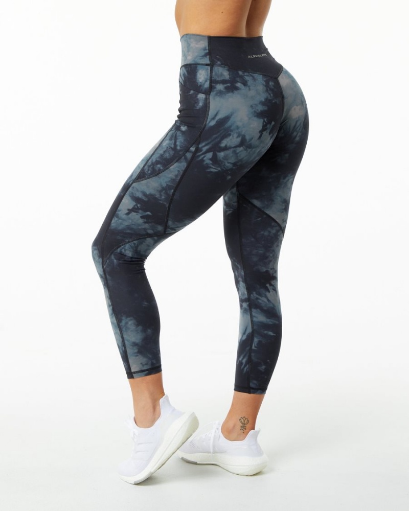 Alphalete Surface Pocket Legging Naisten Leggings Mustat | IBZXT-4015