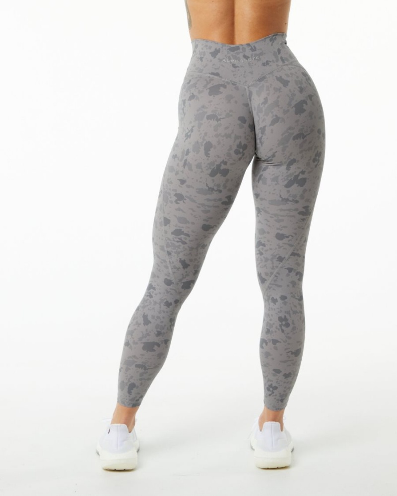 Alphalete Surface Power Legging Naisten Leggings Harmaat | GEHTV-8906