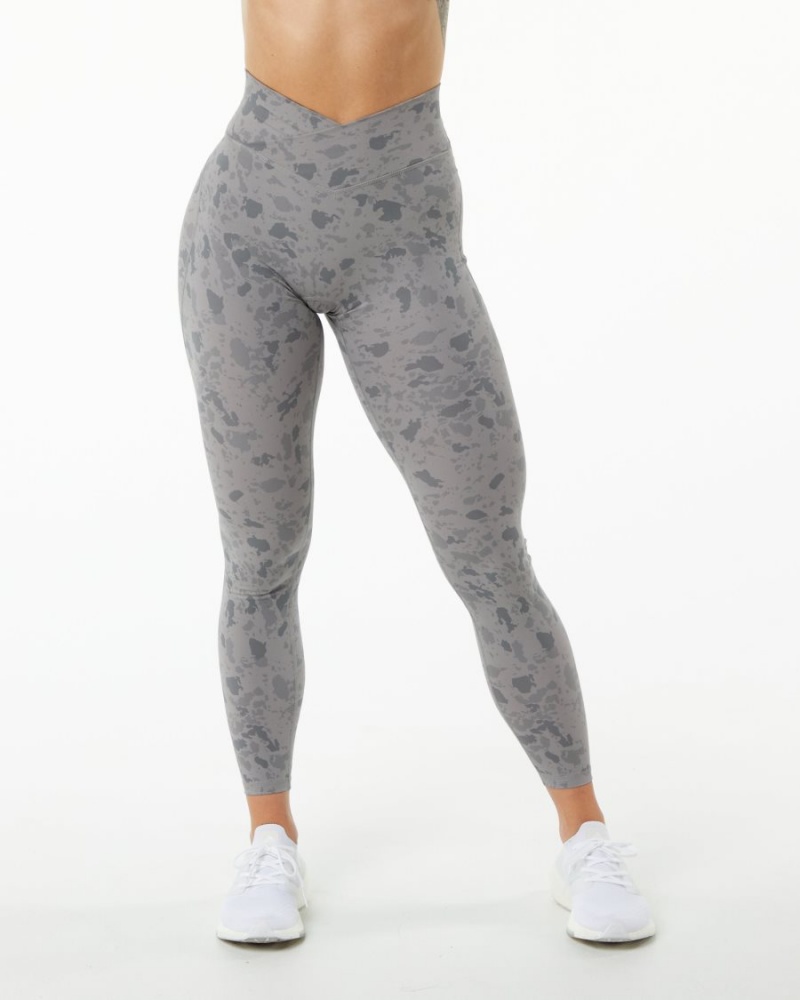 Alphalete Surface Power Legging Naisten Leggings Harmaat | GEHTV-8906