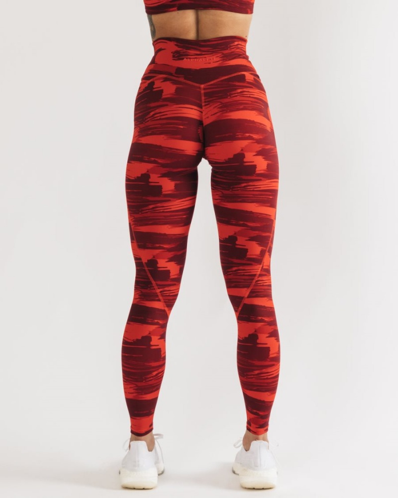 Alphalete Surface Power Legging Naisten Leggings Camo | BADNU-8154