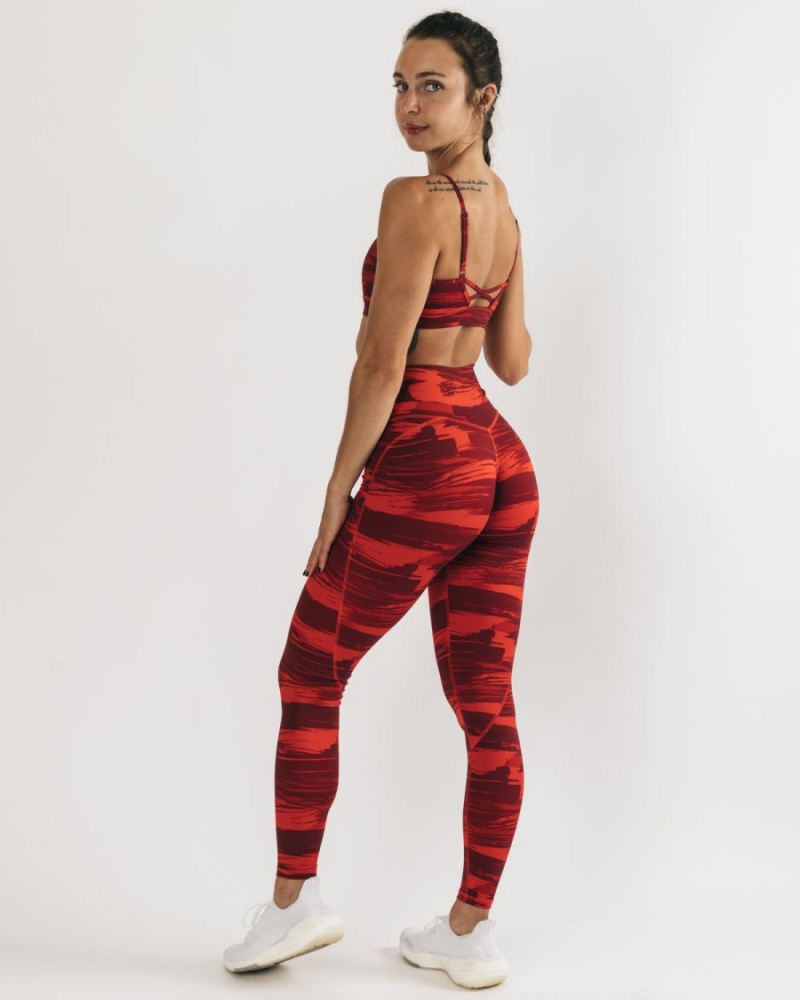 Alphalete Surface Power Legging Naisten Leggings Camo | BADNU-8154