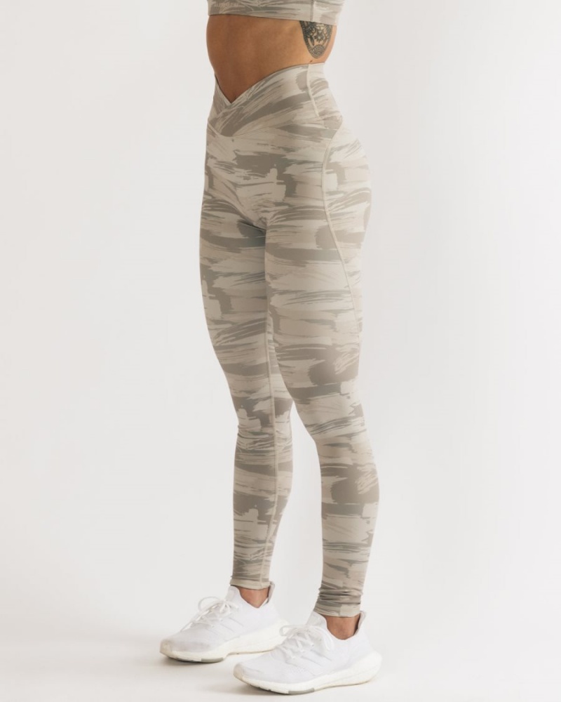 Alphalete Surface Power Legging Naisten Leggings Camo | VABKG-2370