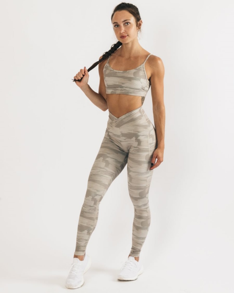 Alphalete Surface Power Legging Naisten Leggings Camo | VABKG-2370