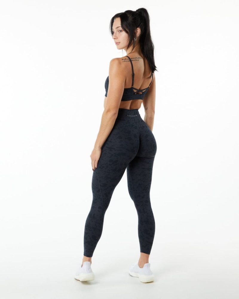 Alphalete Surface Power Legging Naisten Leggings Mustat | KZTED-6274