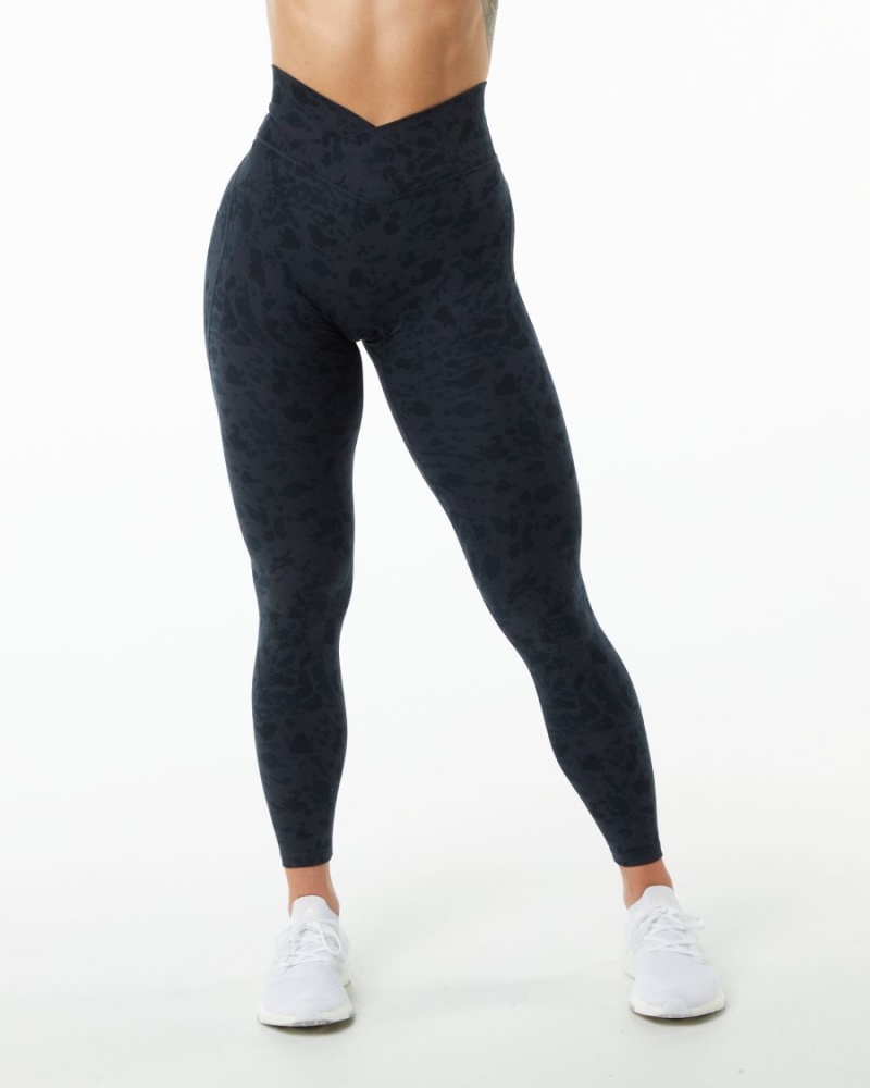 Alphalete Surface Power Legging Naisten Leggings Mustat | KZTED-6274