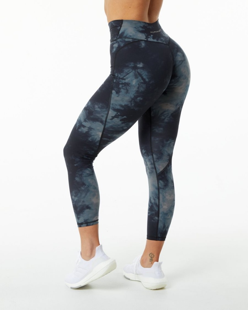 Alphalete Surface Power Legging Naisten Leggings Mustat | RHZQD-2315