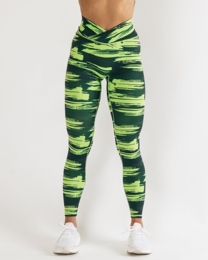 Alphalete Surface Power Legging Naisten Leggings Camo | PFAQE-2108