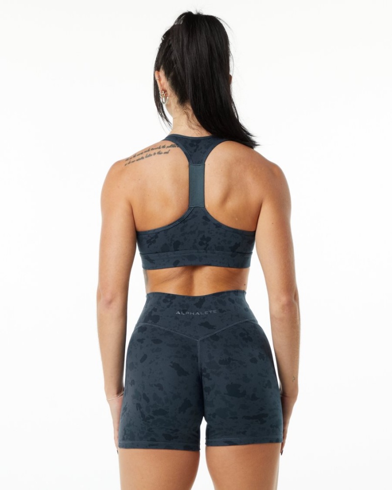 Alphalete Surface Wrap Bra Naisten Urheiluliivi Sininen | FXYDH-2065